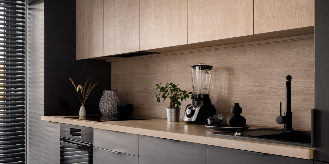 Modern and small kitchen