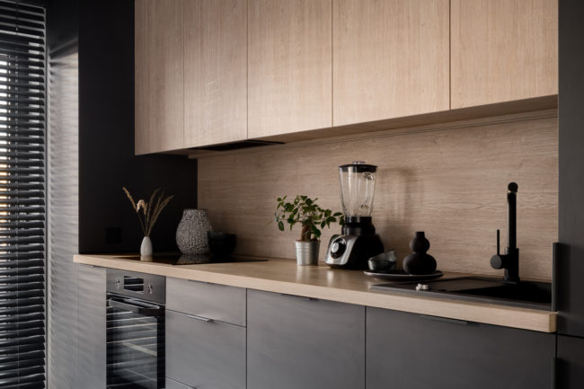 Modern and small kitchen